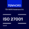 TUV NORD Nederland B.V. - ISO27001 certificaat